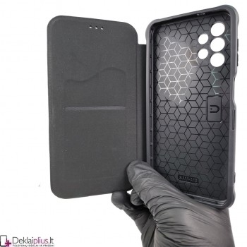 Razor odinis atverčiamas dėklas - juodas (Samsung A13 4G)